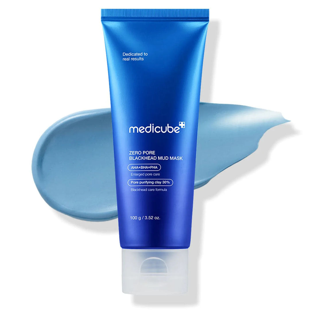 medicube Zero Pore Blackhead Duo Deep Cleansing Oil and Zero Pore Blackhead Mud Facial Mask