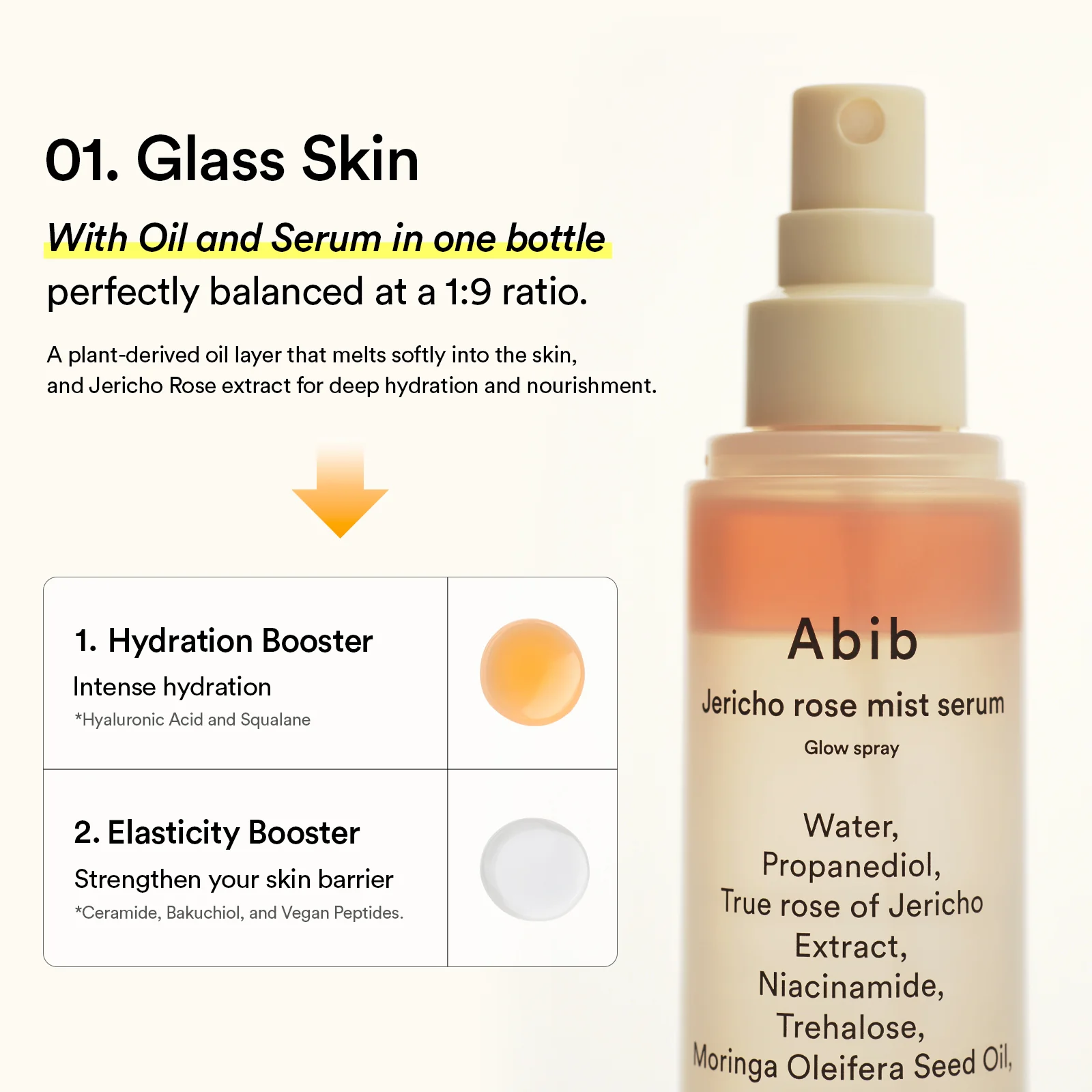 Abib Jericho Rose Mist Serum Glow Spray
