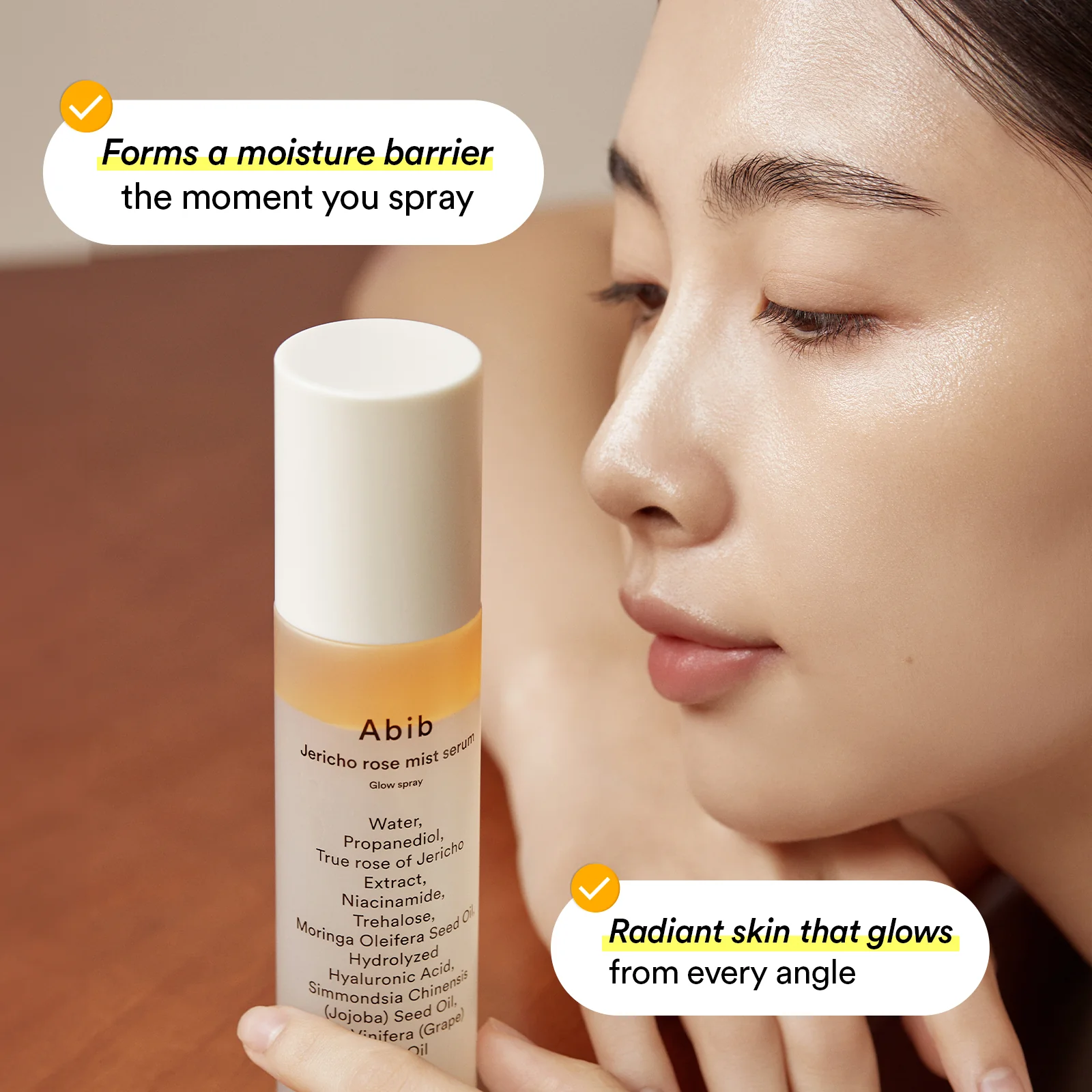 Abib Jericho Rose Mist Serum Glow Spray