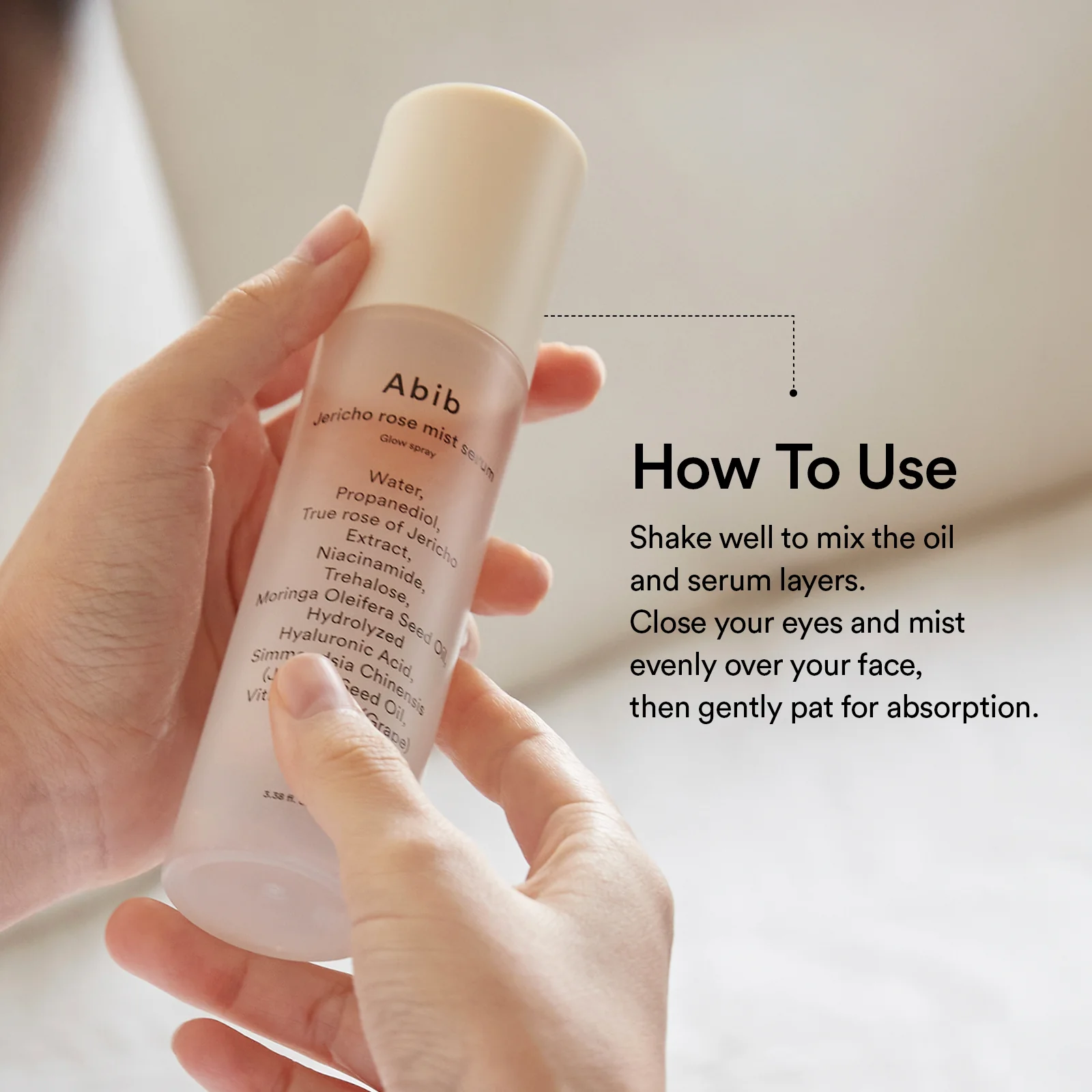 Abib Jericho Rose Mist Serum Glow Spray