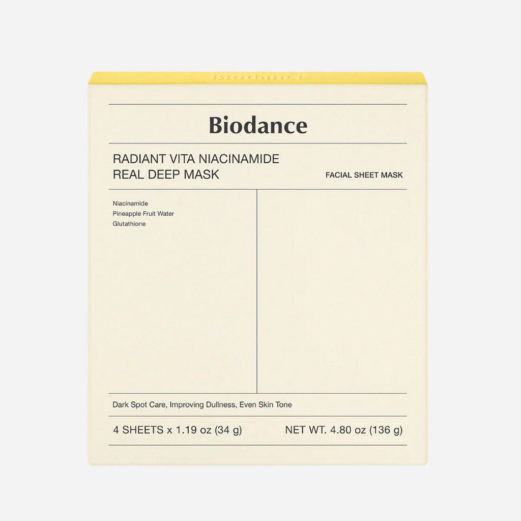 BIODANCE Radiant Vita Niacinamide Real Deep Mask (1 sheet)