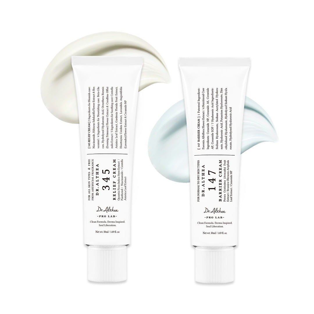 Dr. Althea Deep Moisture Cream & Skin Repair cream Duo
