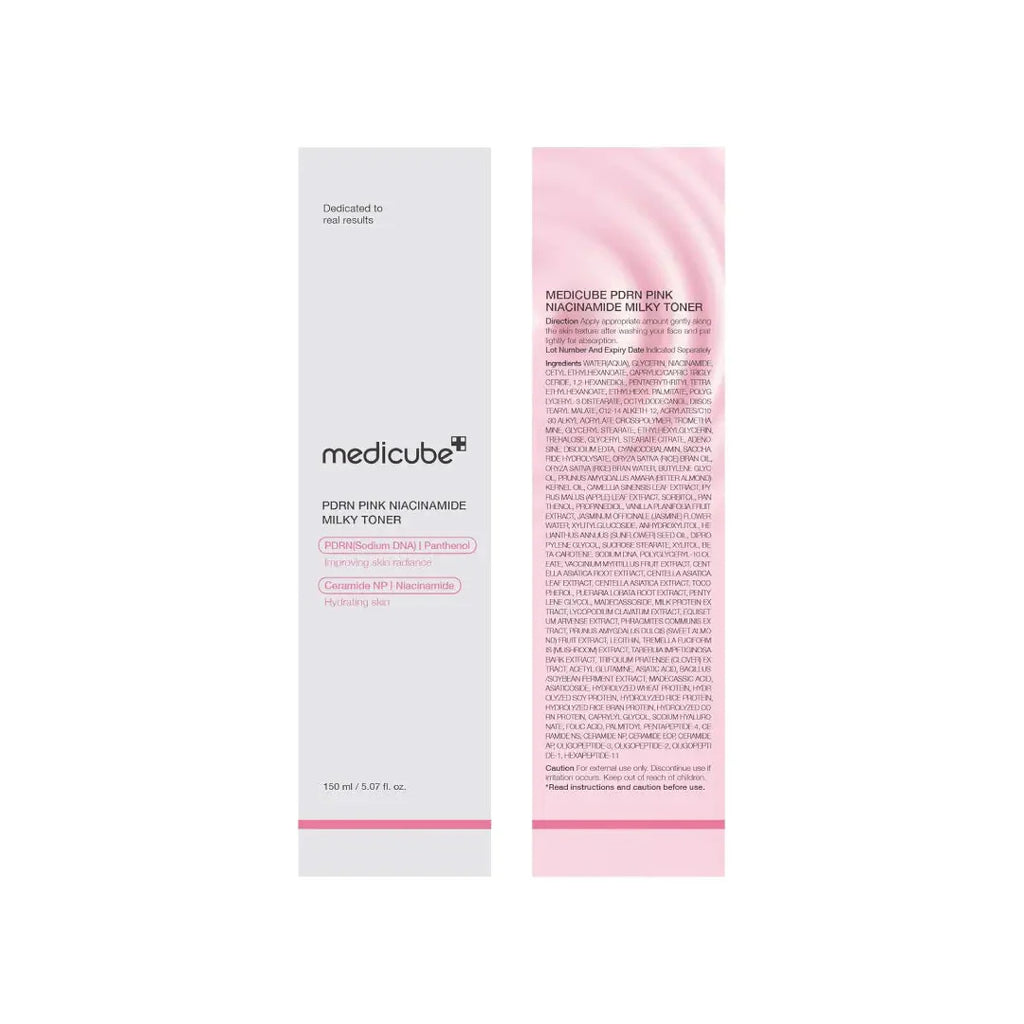 medicube PDRN Pink Niacinamide Milky Toner 150mL