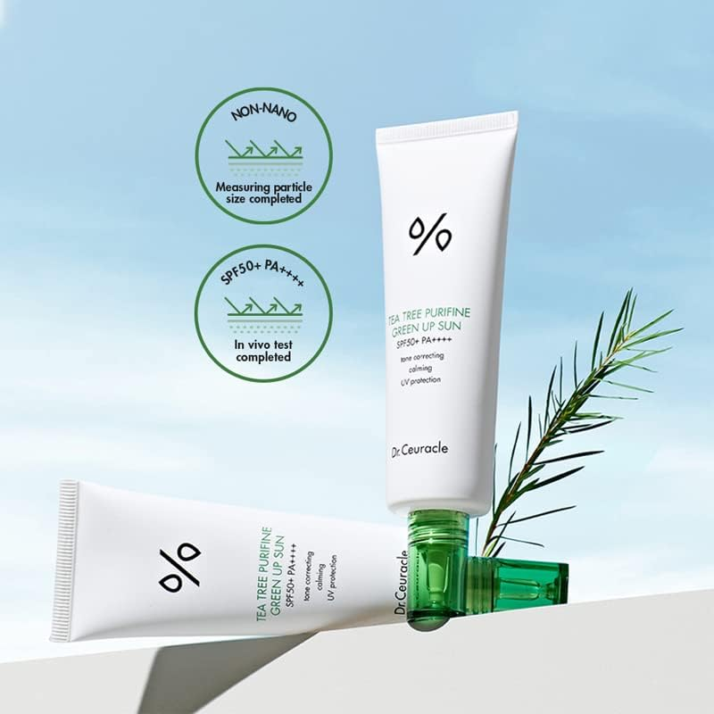 Dr.Ceuracle Tea Tree Purifine Green Up Sun SPF50+ PA++++ 50mL