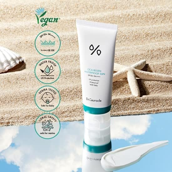 Dr.Ceuracle Cica Regen Waterproof Sun SPF50+ PA++++ 100mL