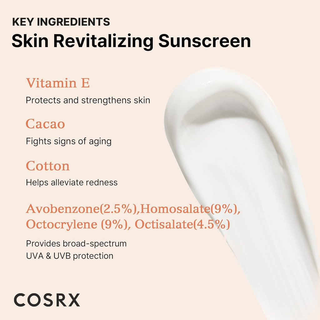 COSRX Vitamin E Vitalizing Sunscreen SPF 50+ 50mL