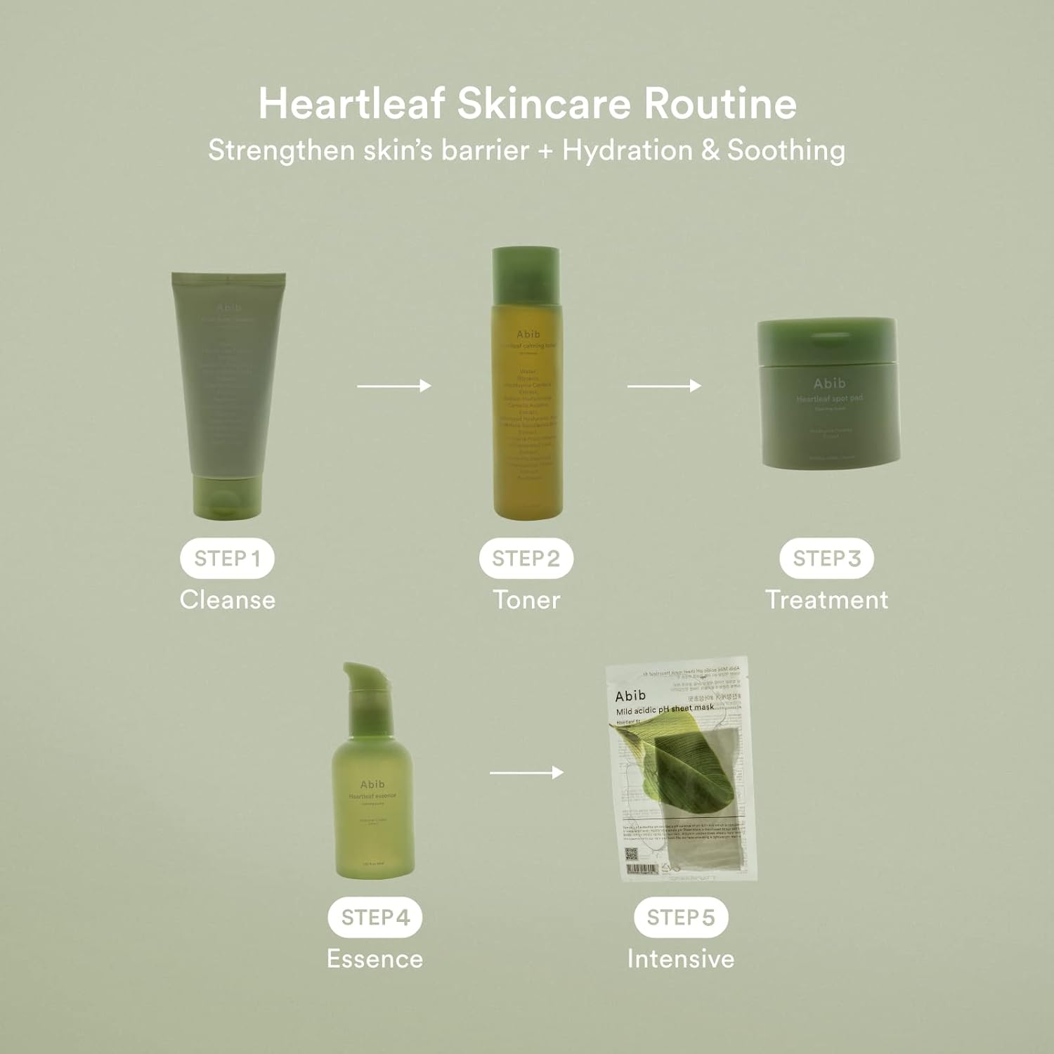 Abib Heartleaf Calming Toner Skin Booster 210mL
