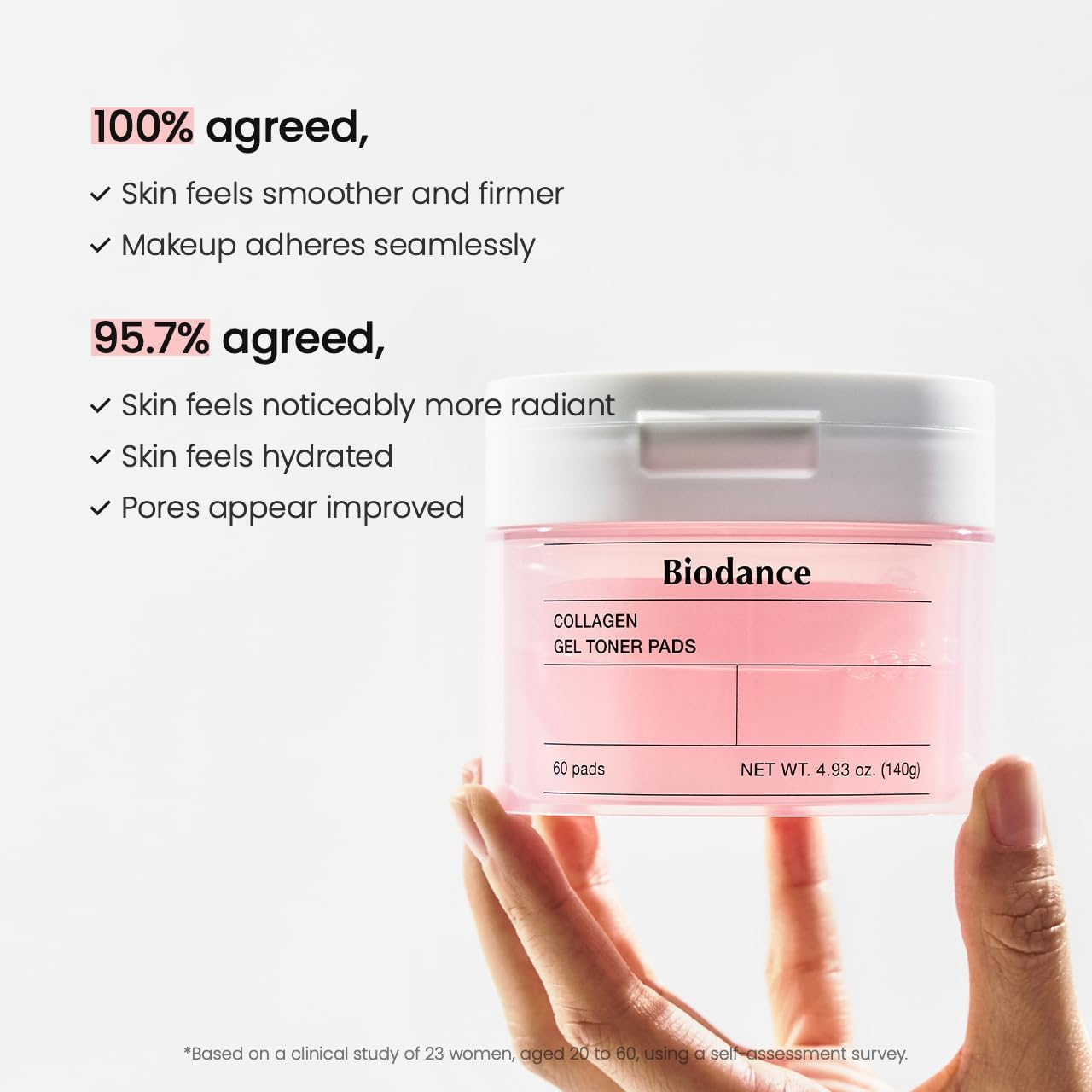 BIODANCE Collagen Gel Toner Pads (60 Pads/140g)