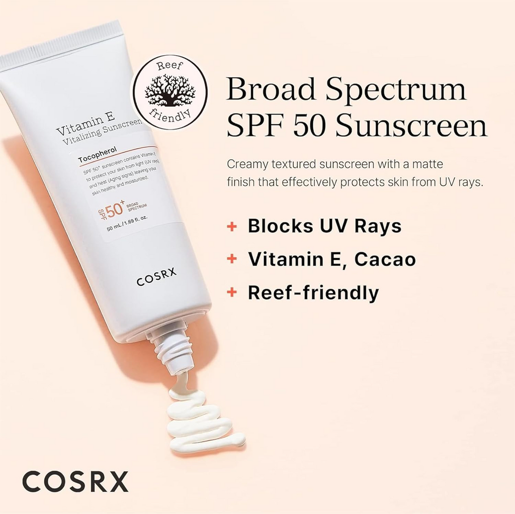 COSRX Vitamin E Vitalizing Sunscreen SPF 50+ 50mL