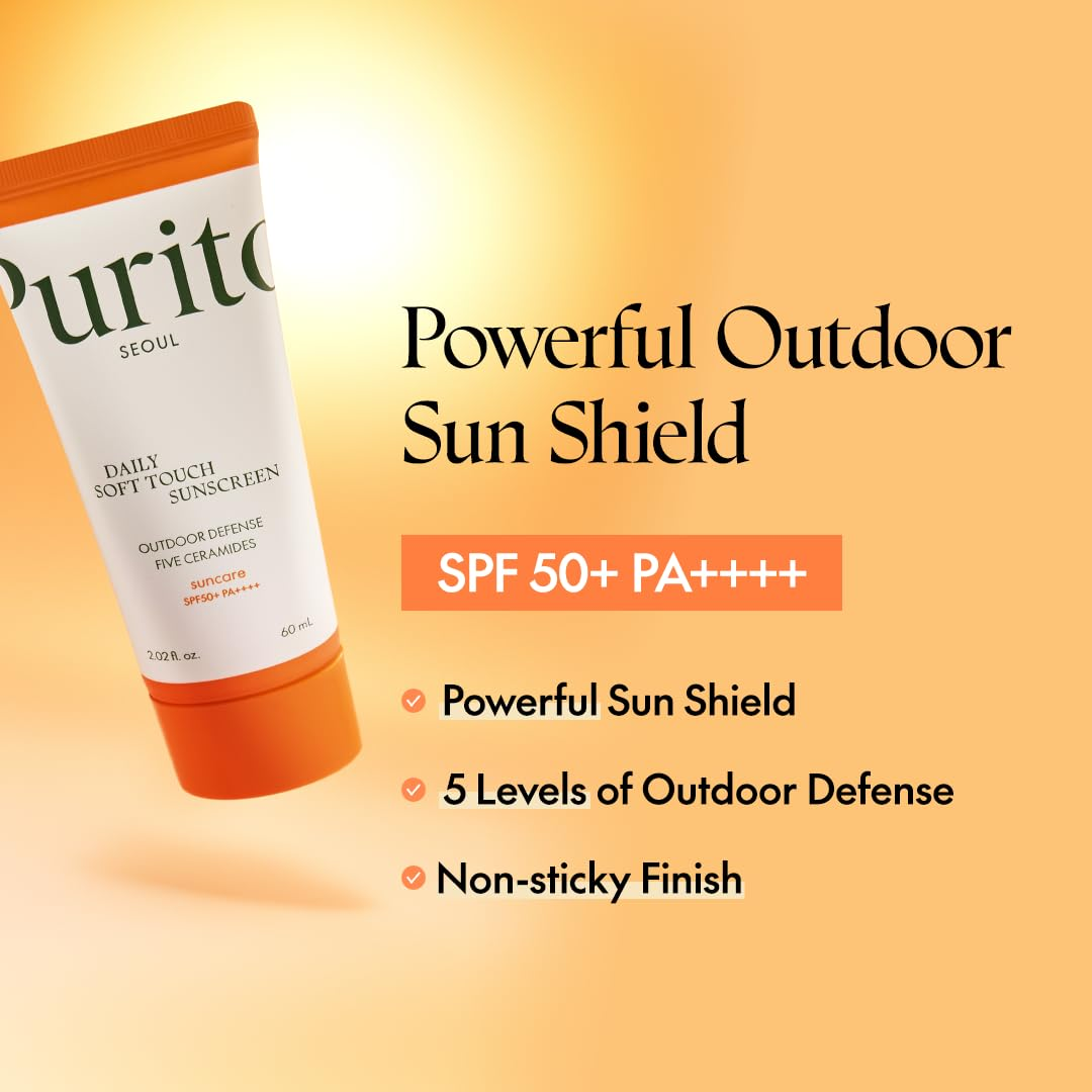 PURITO SEOUL Daily Soft Touch Sunscreen SPF 50+ PA++++ 60mL