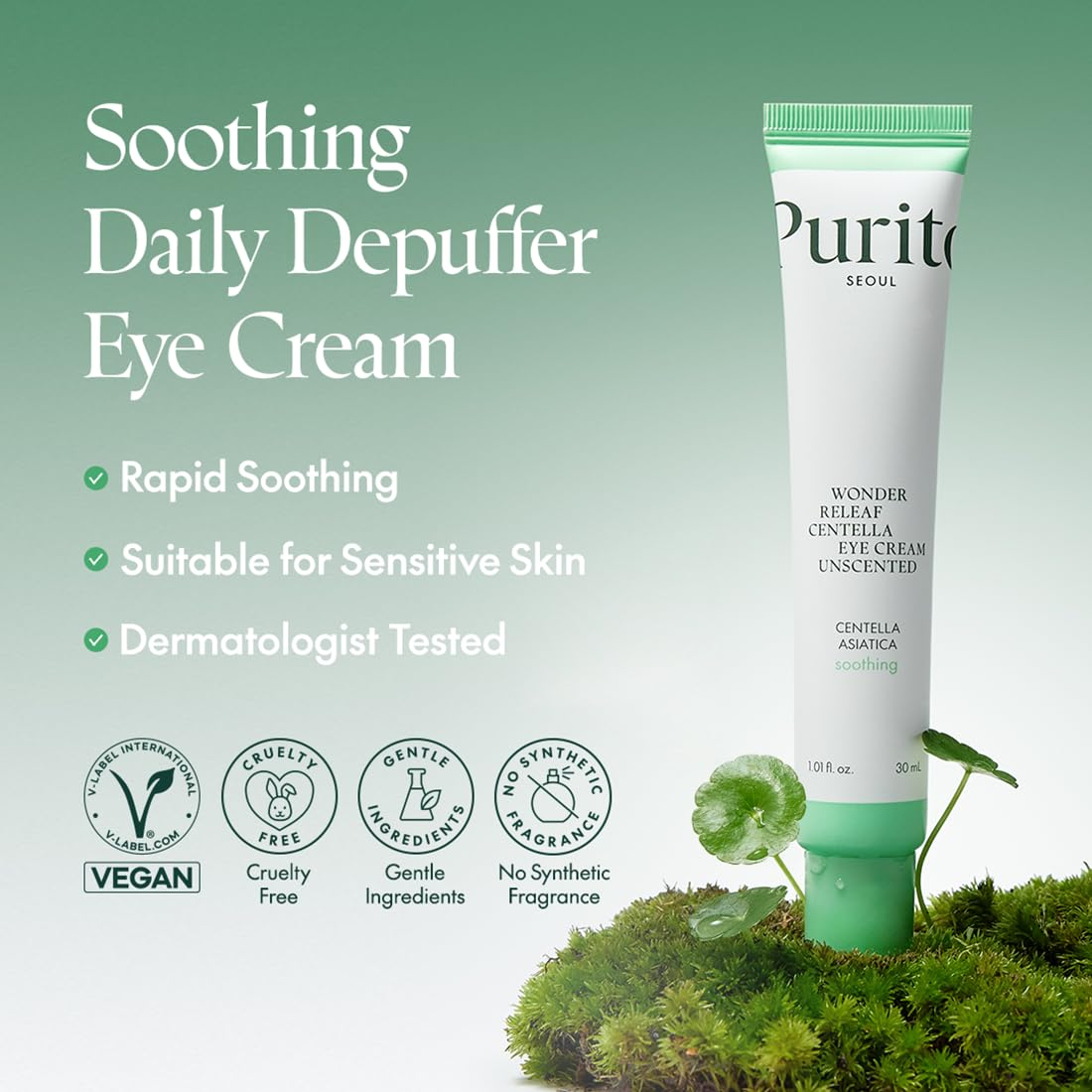PURITO SEOUL Centella Unscented Eye Cream 30mL