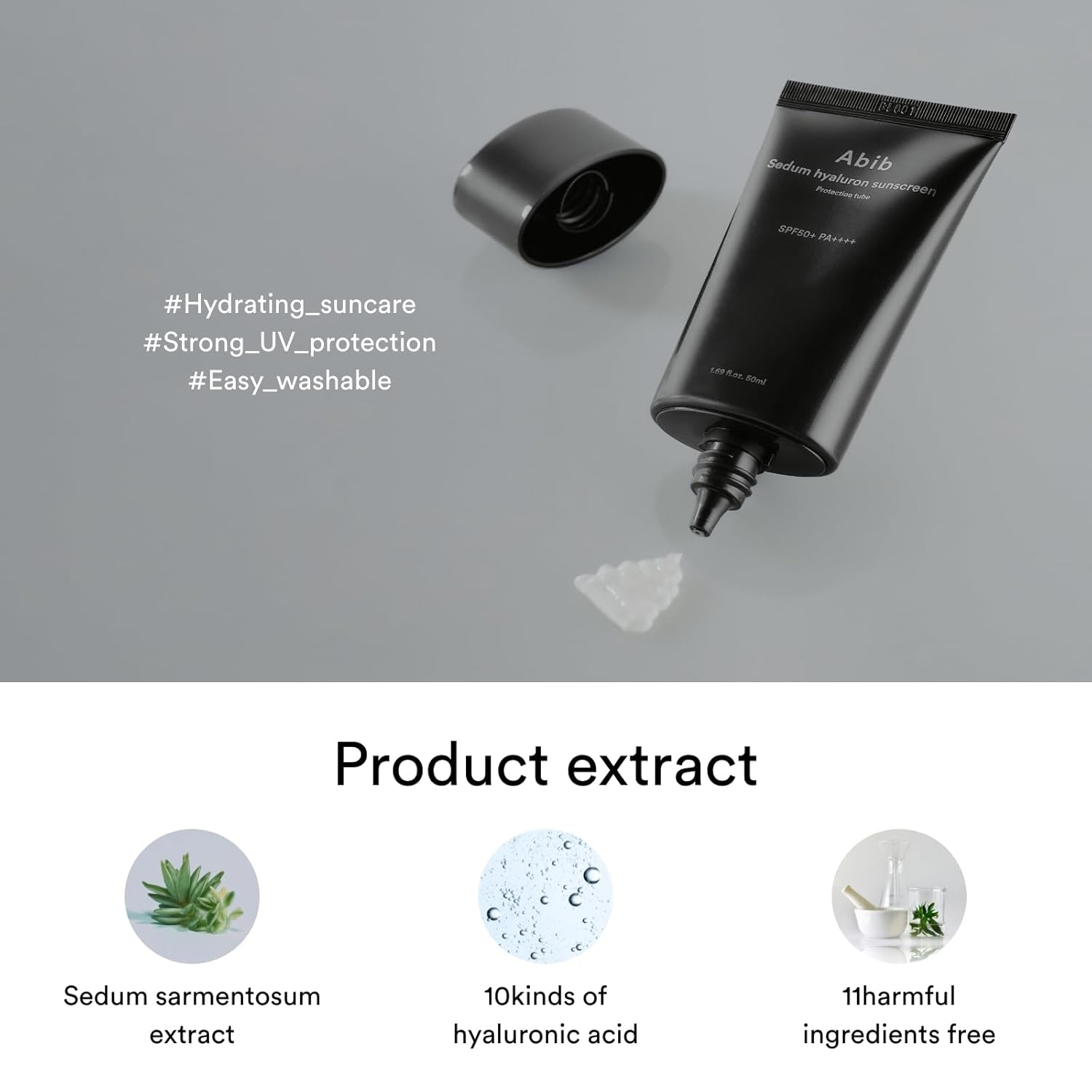 Abib Sedum Hyaluron Sunscreen Protection Tube 50mL
