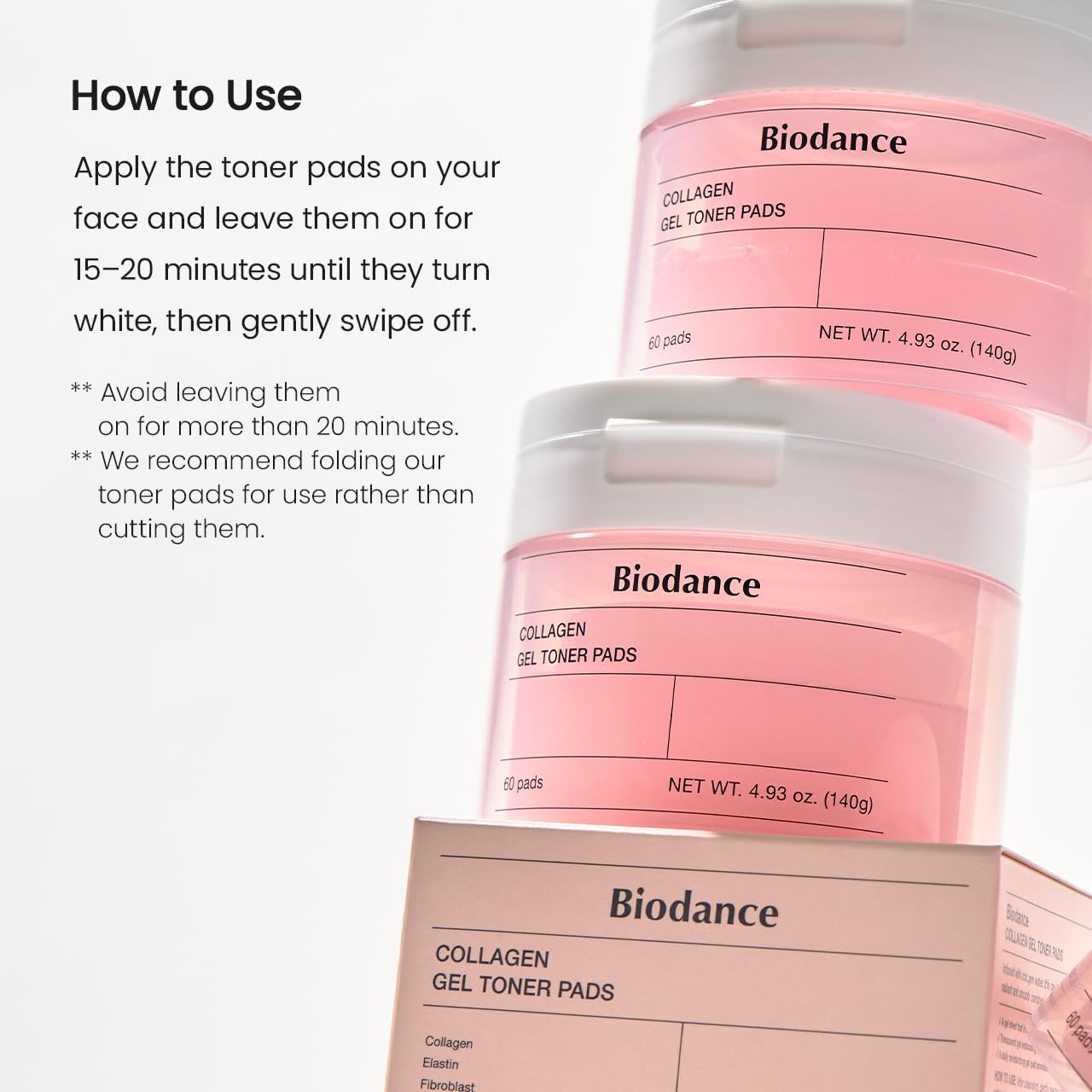 BIODANCE Collagen Gel Toner Pads (60 Pads/140g)