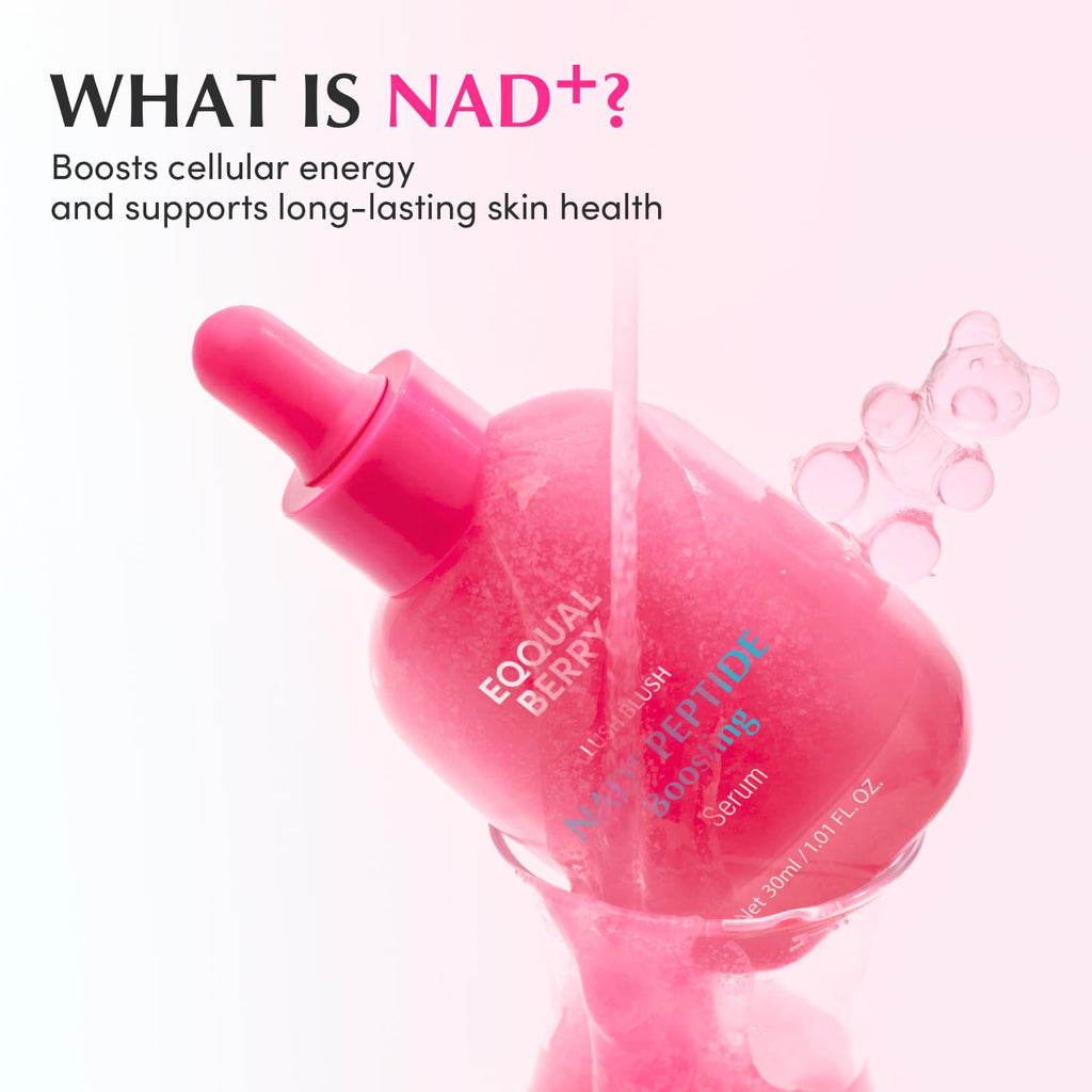 EQQUALBERRY Lush Blush NAD+ Peptide Boosting Serum 30 mL
