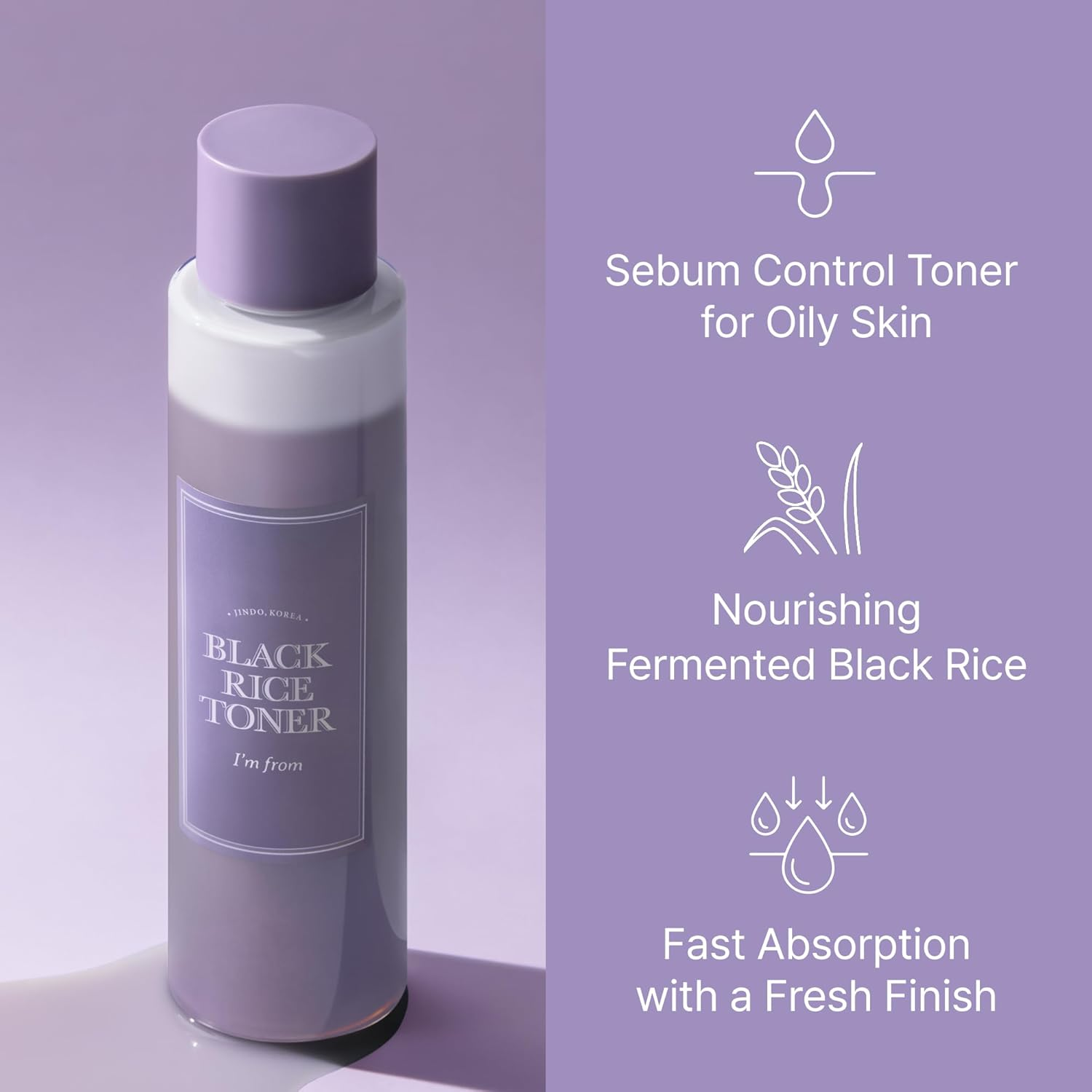 I'm from Black Rice Toner 150 mL