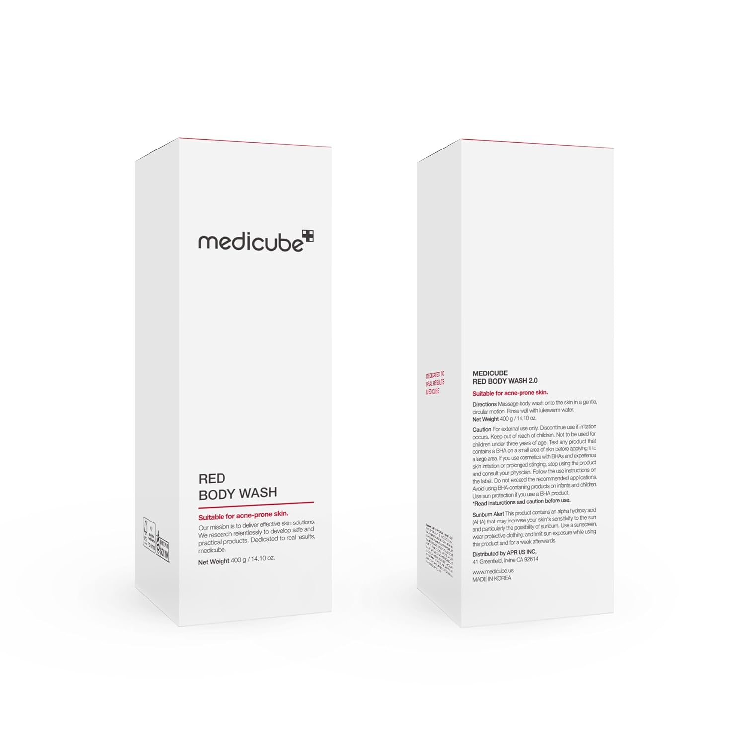 Medicube Red Acne Body Wash 400g