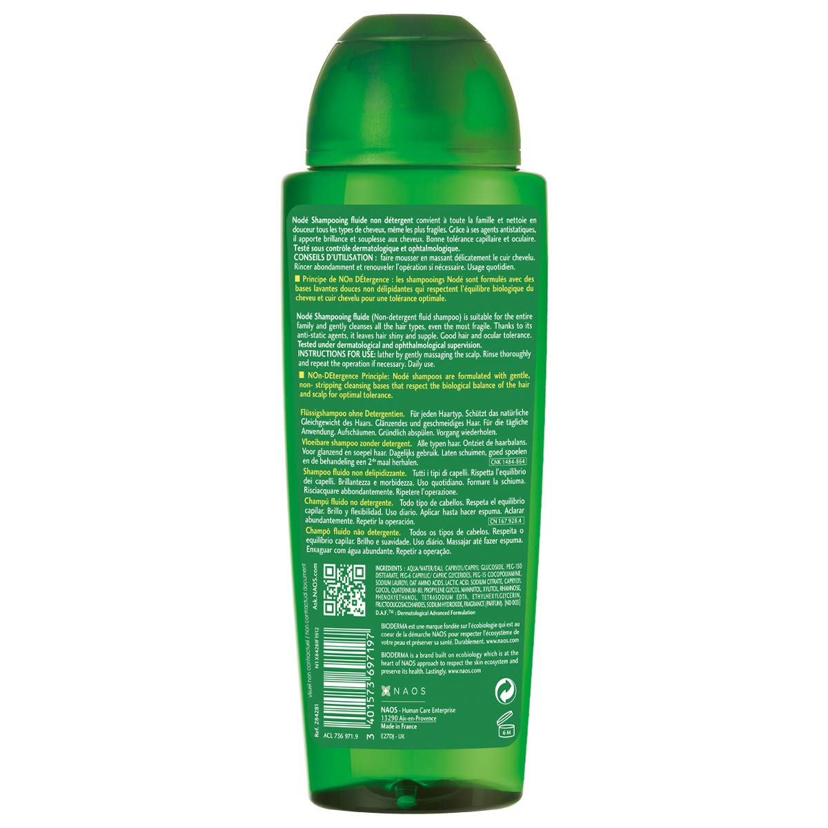 BIODERMA Nodé Shampoo 400mL