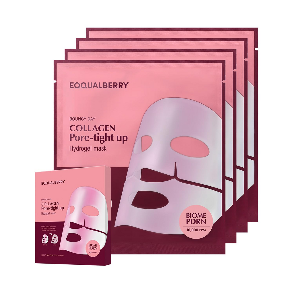 EQQUALBERRY Collagen Pore-Tight Up Mask 30g x 4 Sheets