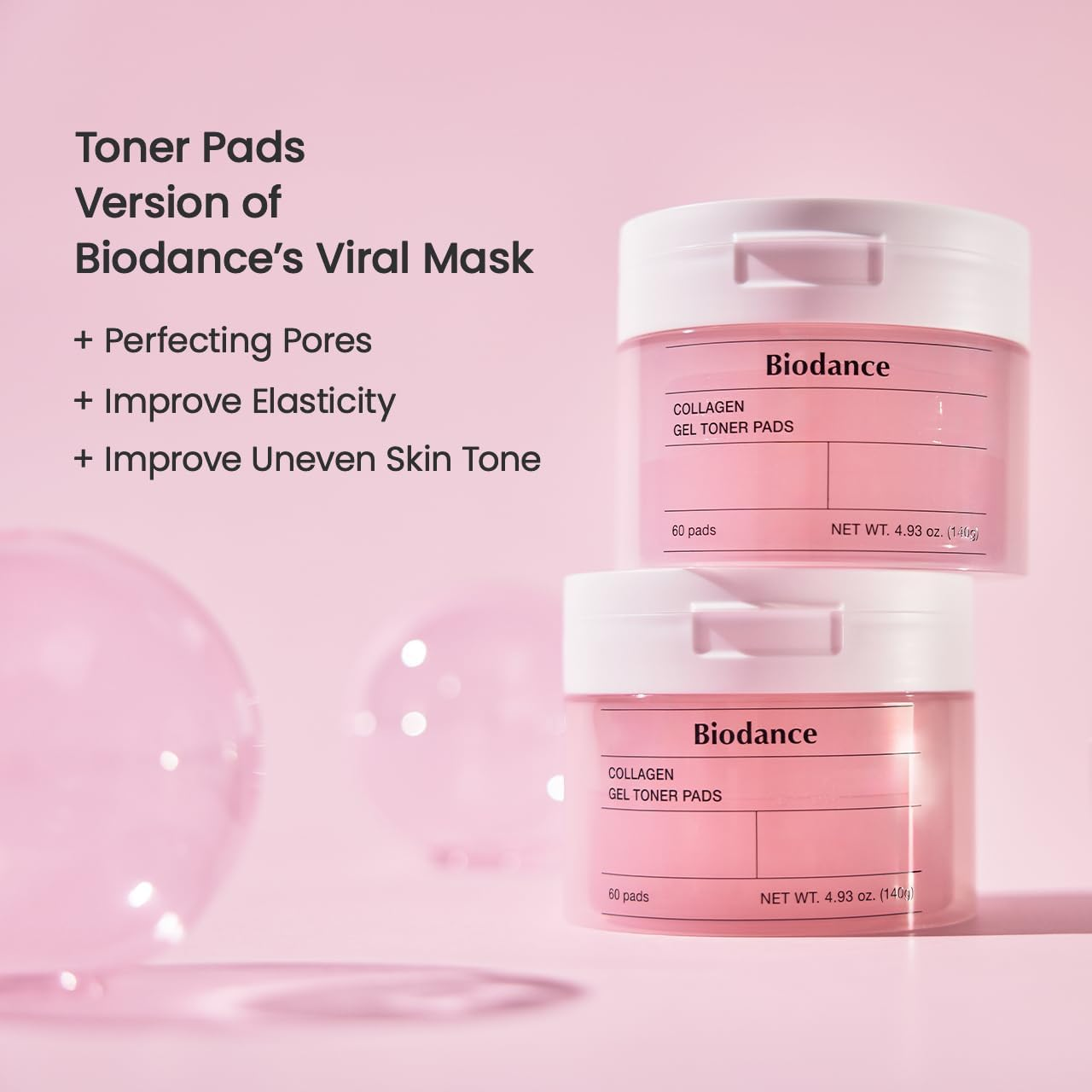 BIODANCE Collagen Gel Toner Pads (60 Pads/140g)