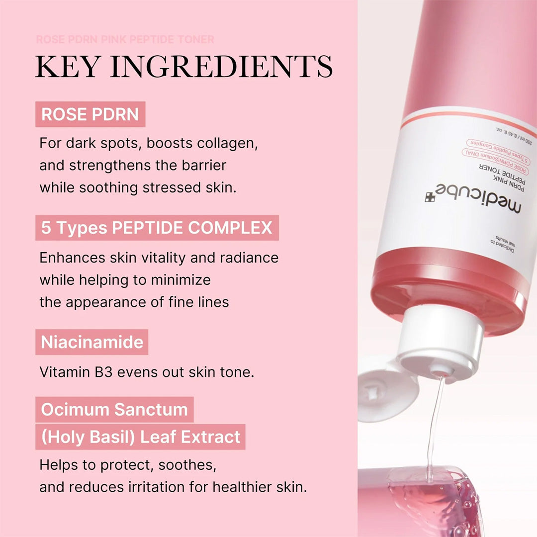 medicube PDRN Peptide Pink Shot Set