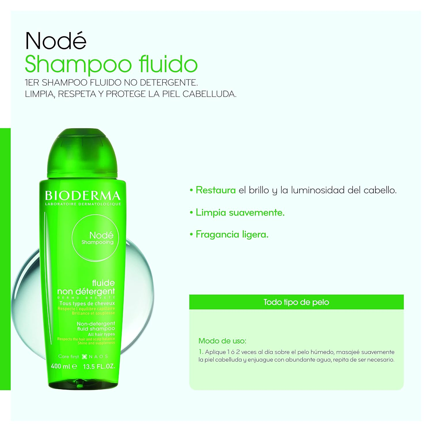 BIODERMA Nodé Shampoo 400mL
