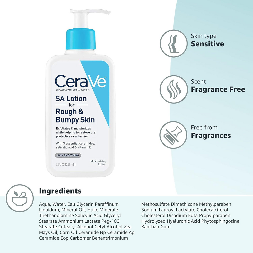 CeraVe SA Lotion for Rough & Bumpy Skin 237mL