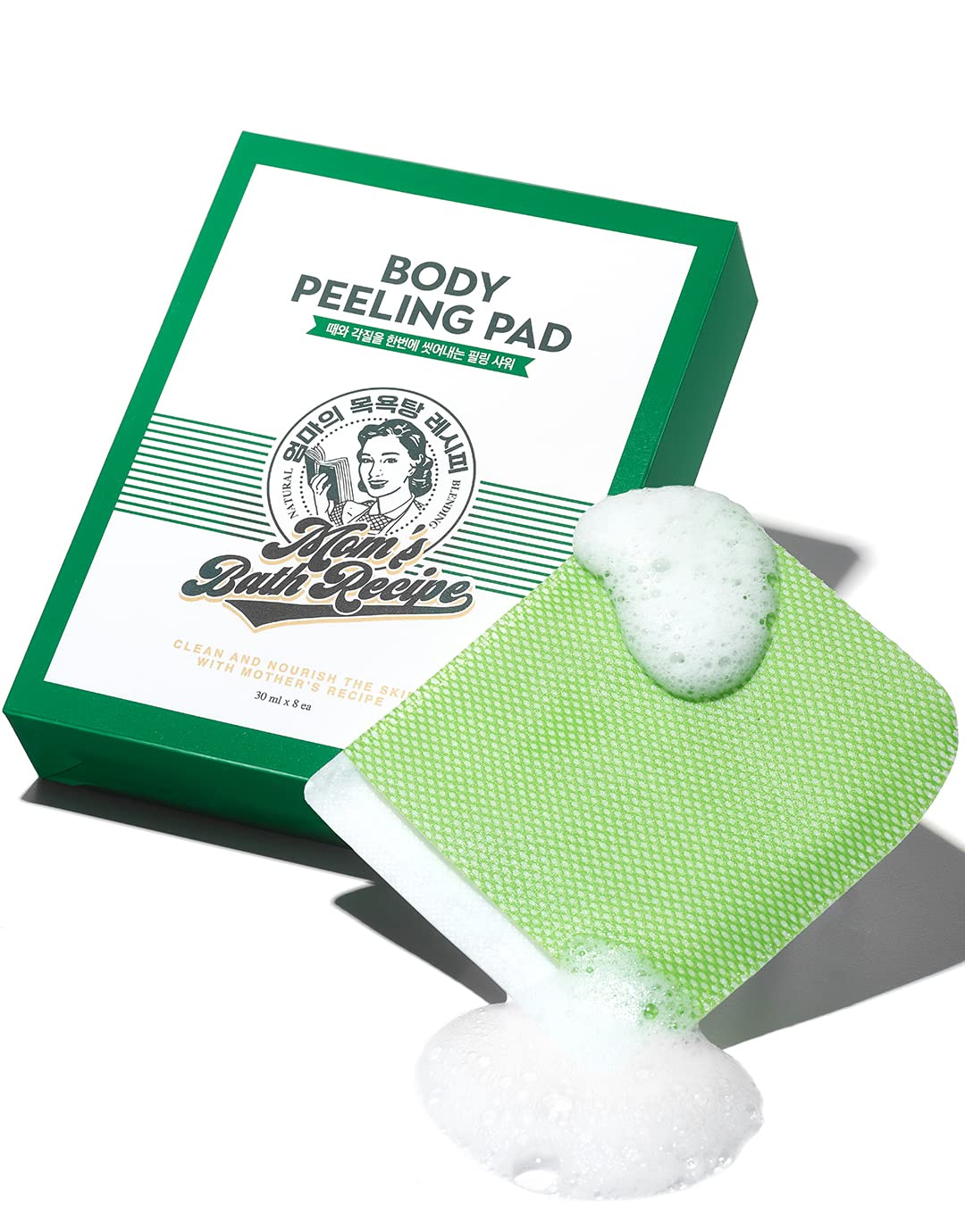 Mom’s Bath Recipe Body Peeling Pad Original (Single Sheet)