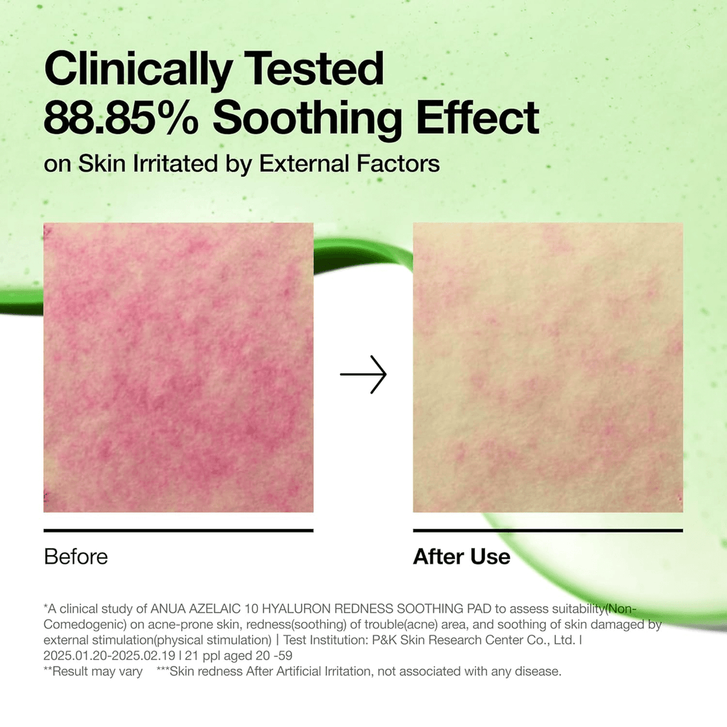 Anua Azelaic 10 Hyaluron Redness Soothing 90 Pads