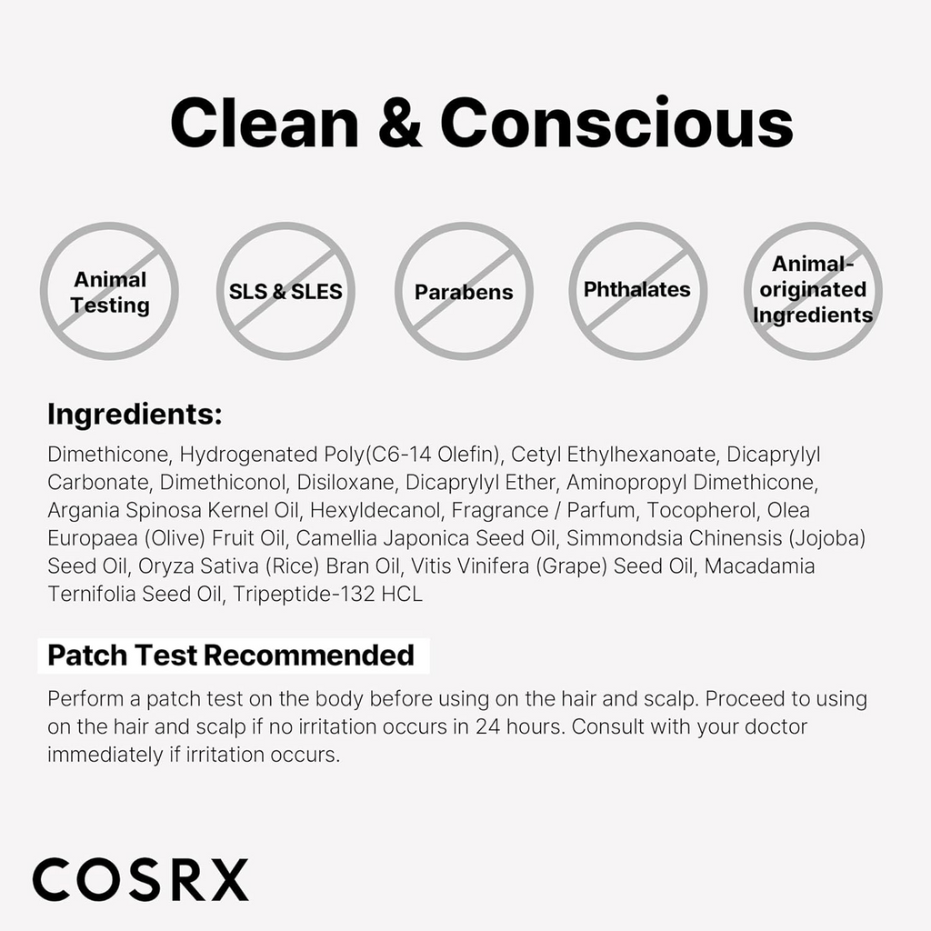 COSRX PEPTIDE 132 Hair Bonding Oil Serum 30 mL