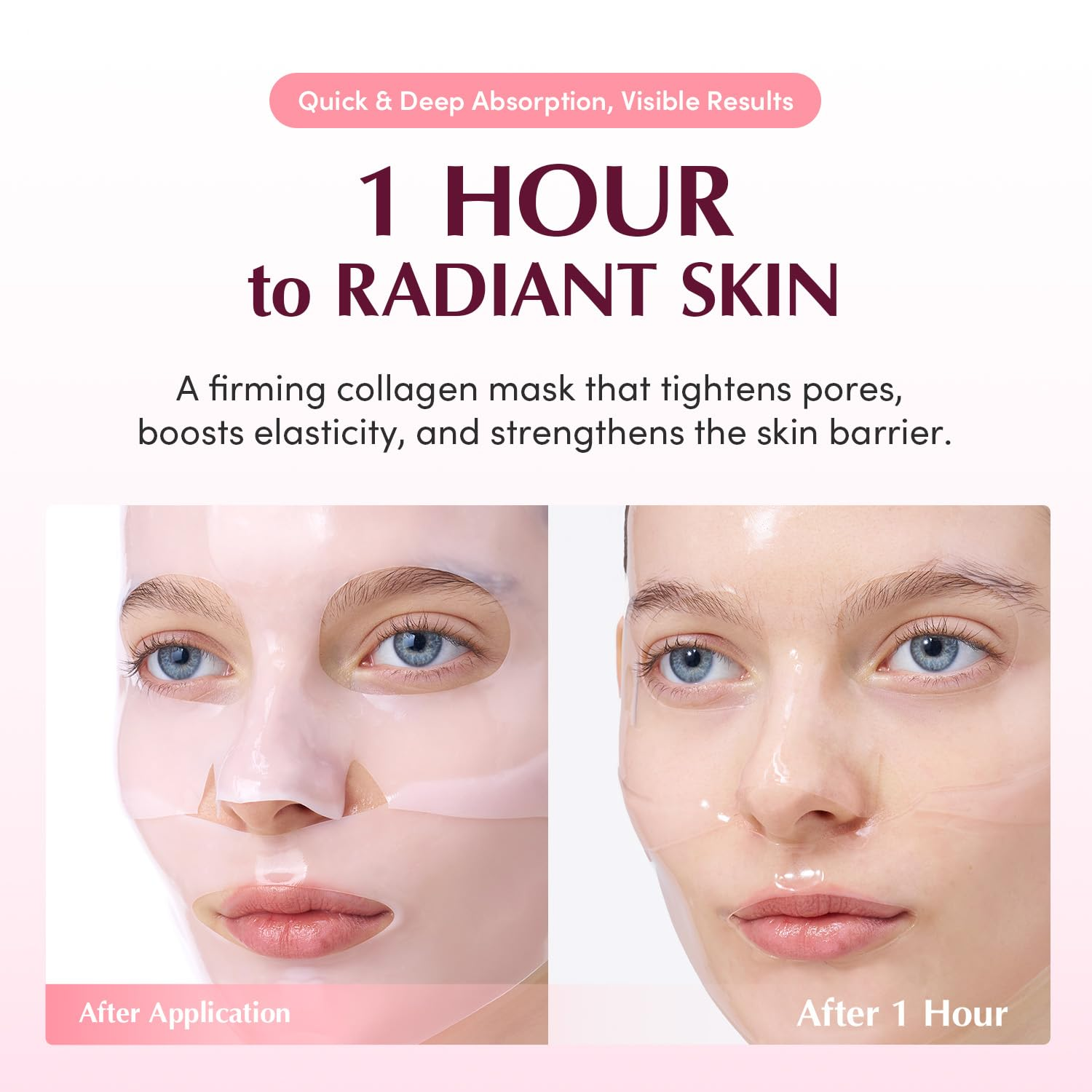 EQQUALBERRY Collagen Pore-Tight Up Mask 30g x 4 Sheets