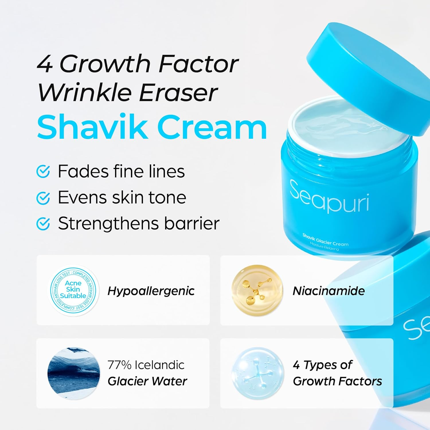Seapuri Shavik Glacier Cream 70mL
