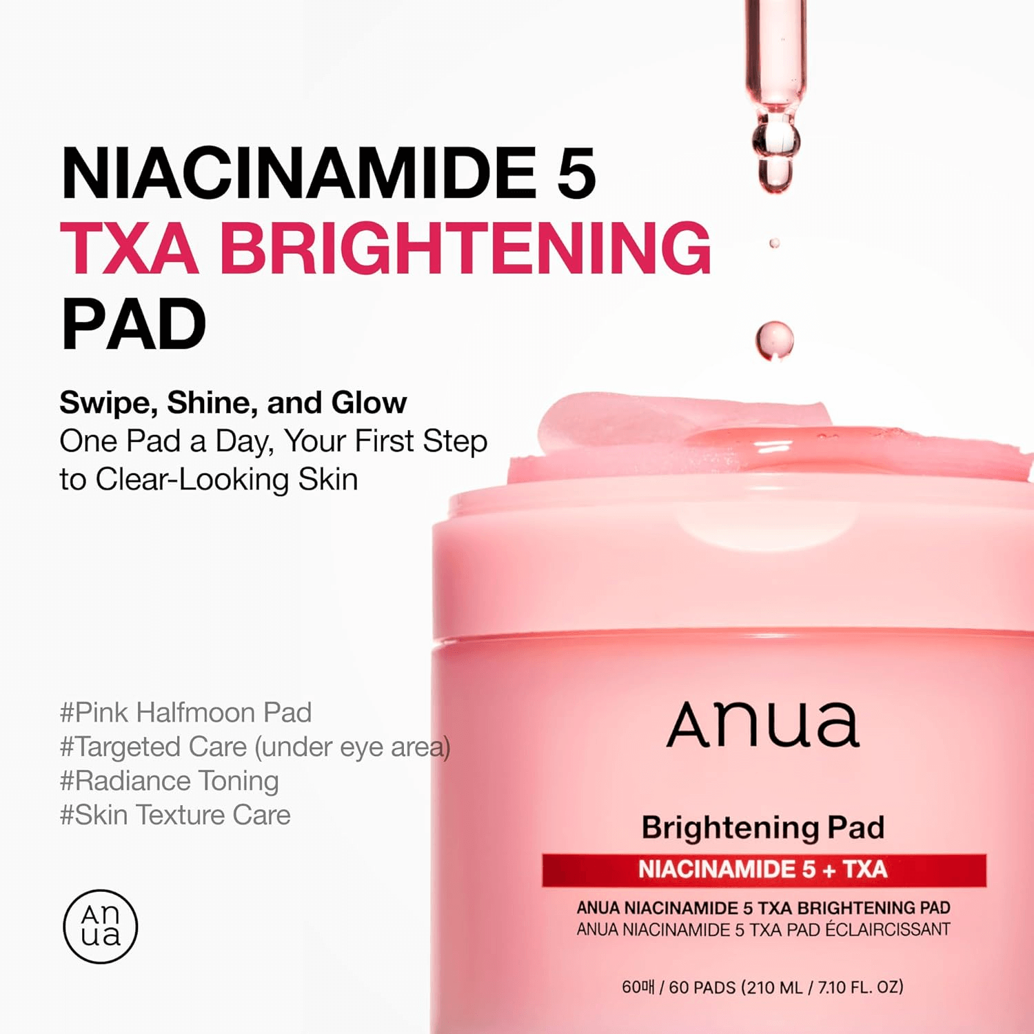 Anua Niacinamide 5 TXA Brightening 60 Pads