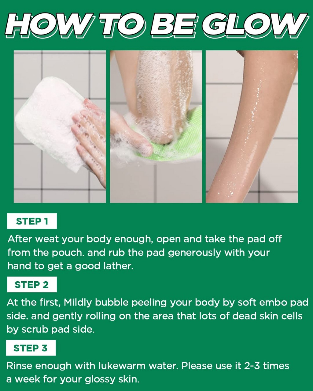 Mom’s Bath Recipe Body Peeling Pad Original (Single Sheet)