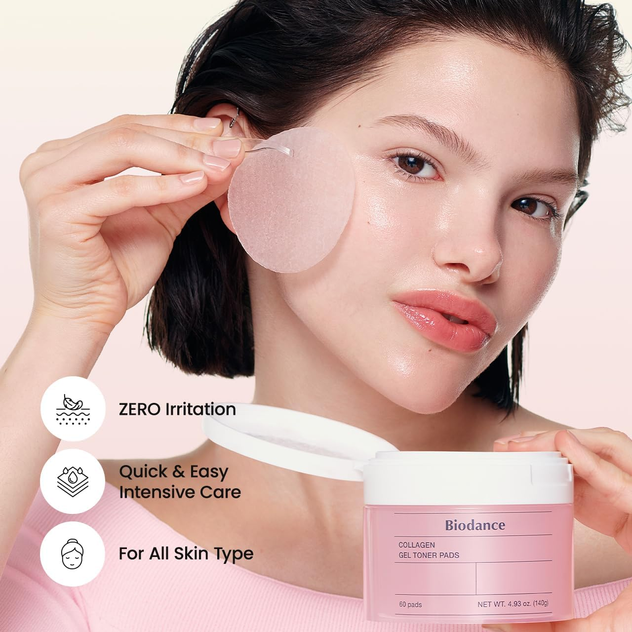 BIODANCE Collagen Gel Toner Pads (60 Pads/140g)