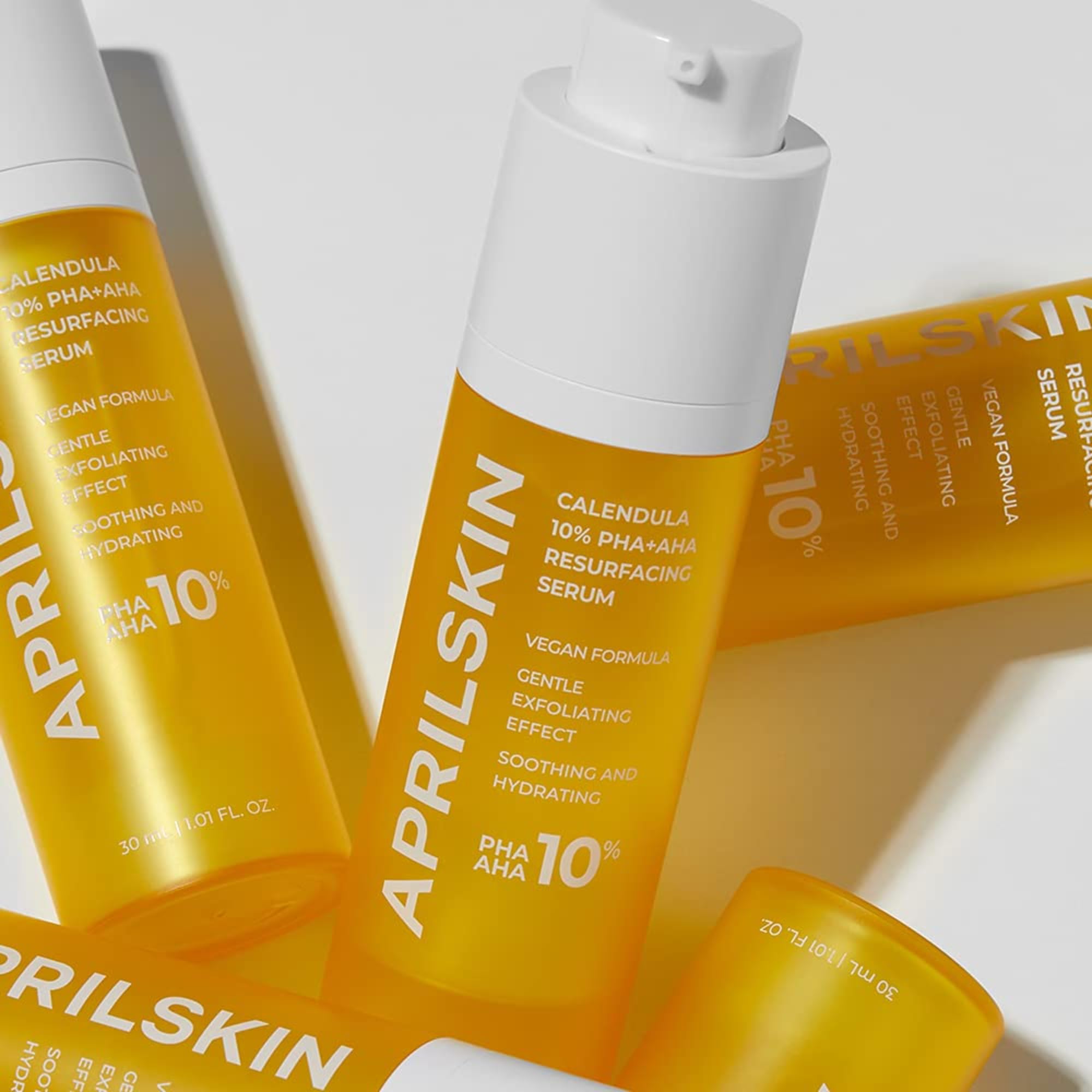 APRILSKIN - Calendula 10% PHA+AHA Resurfacing Serum - 30ml