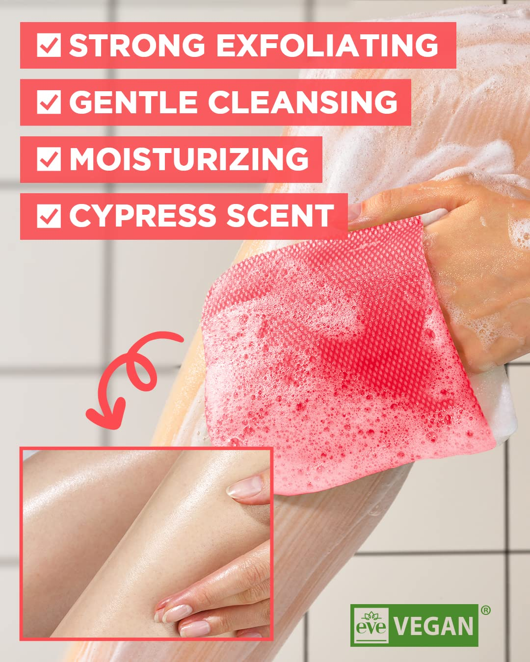 Mom’s Bath Recipe Body Peeling Pad Strong (Single Sheet)