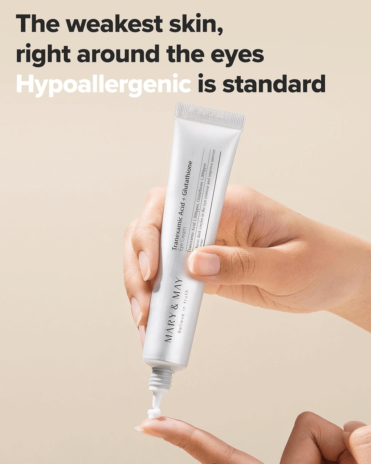 Mary & May Tranexamic Acid + Glutathione Eye Cream 30mL