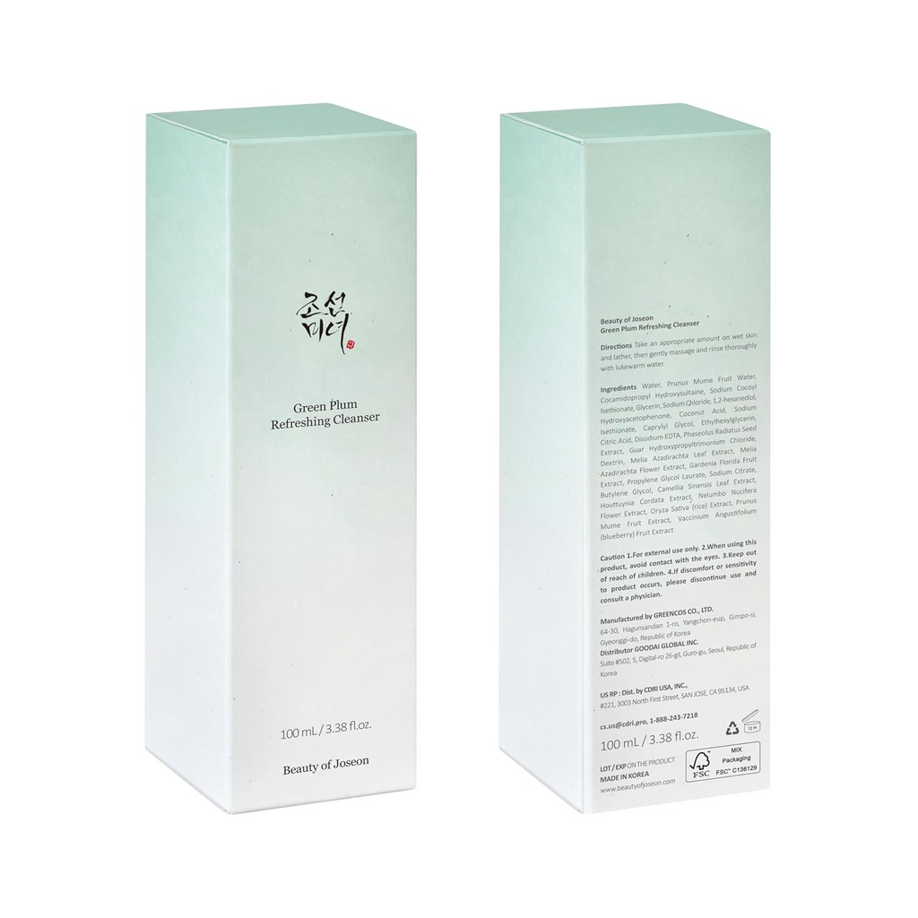 Beauty of Joseon Green Plum Refreshing Cleanser 100mL