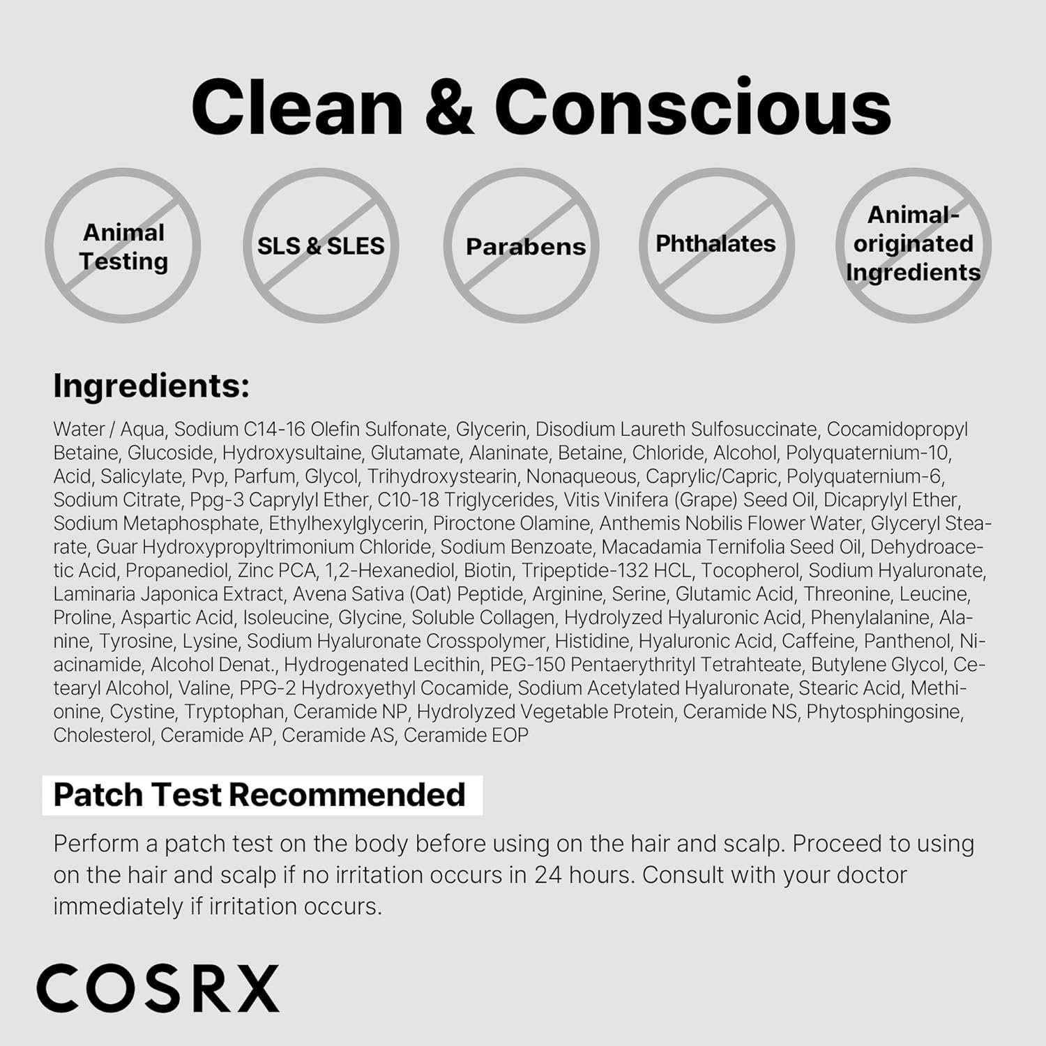 COSRX PEPTIDE 132 Perfect Hair Bonding Shampoo 200mL