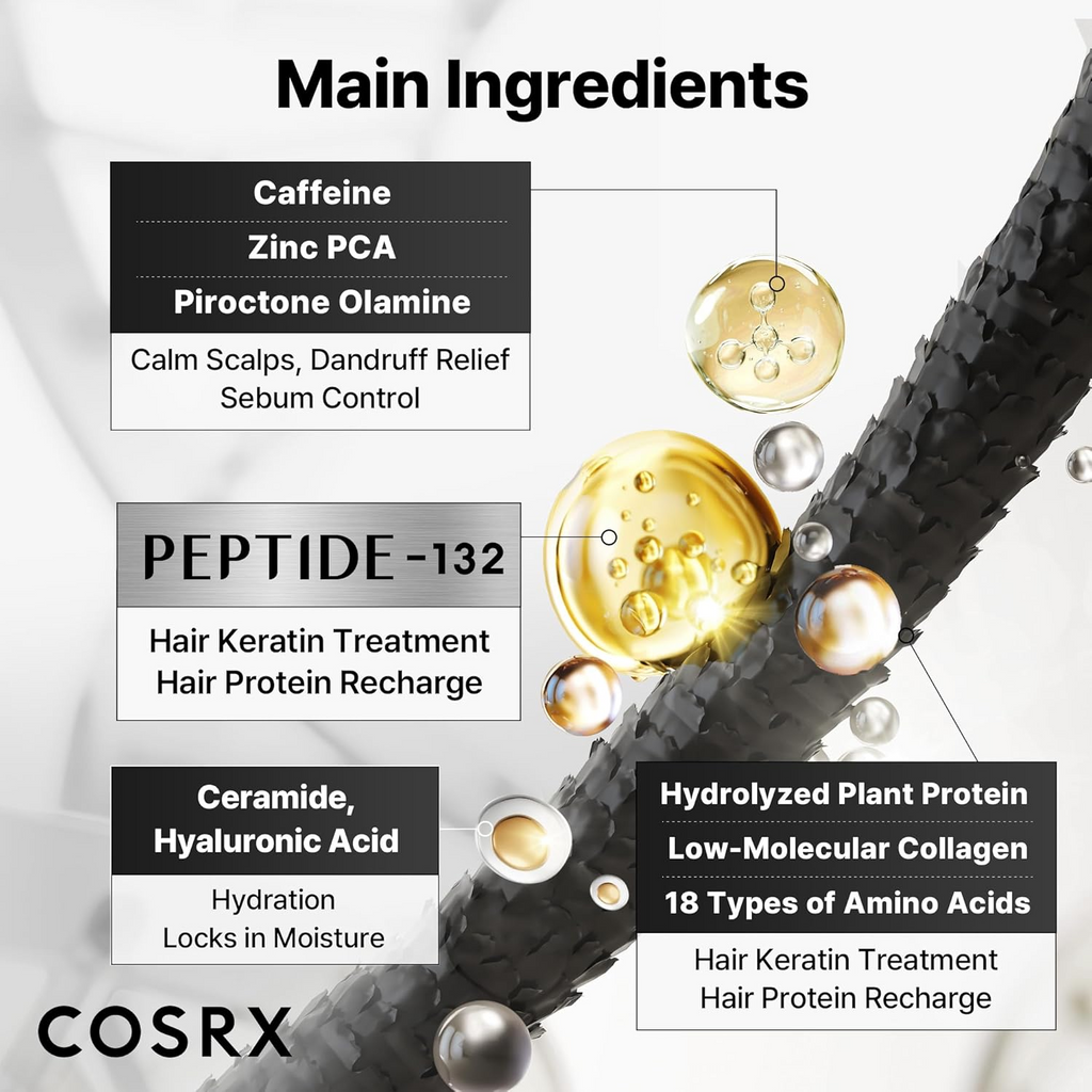 COSRX PEPTIDE 132 Perfect Hair Bonding Shampoo 200mL