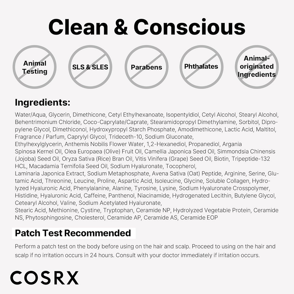 COSRX PEPTIDE 132 Ultra Perfect Hair Bonding Treatment 120mL