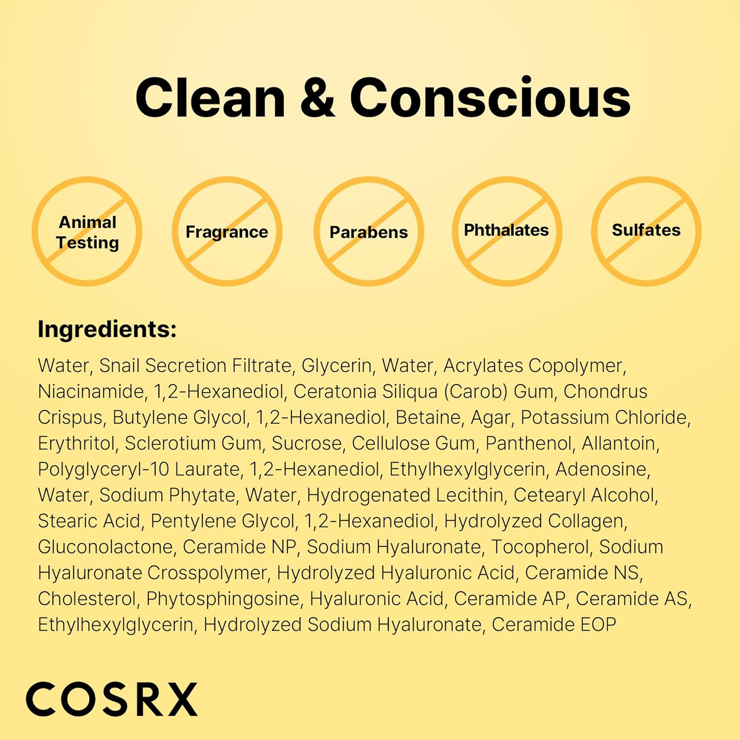 COSRX Advanced Snail Mucin Glass Glow Hydrogel Face Masks 3ea