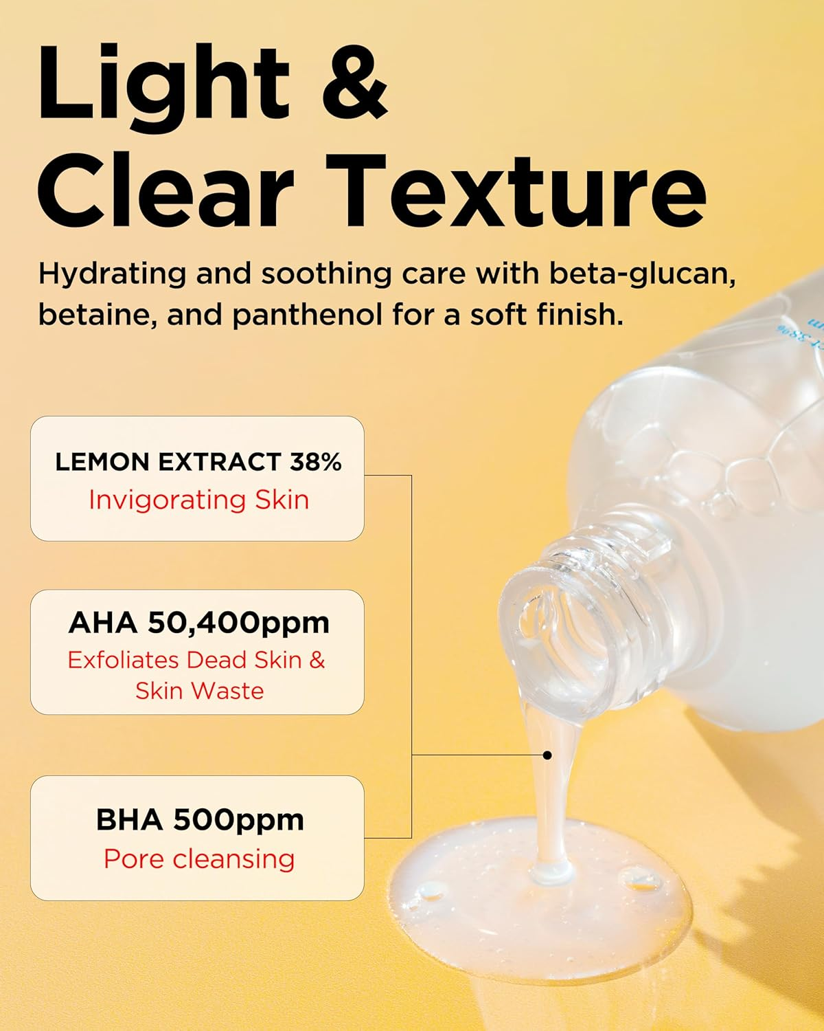 TOCOBO AHA BHA Lemon Facial Toner 150 mL