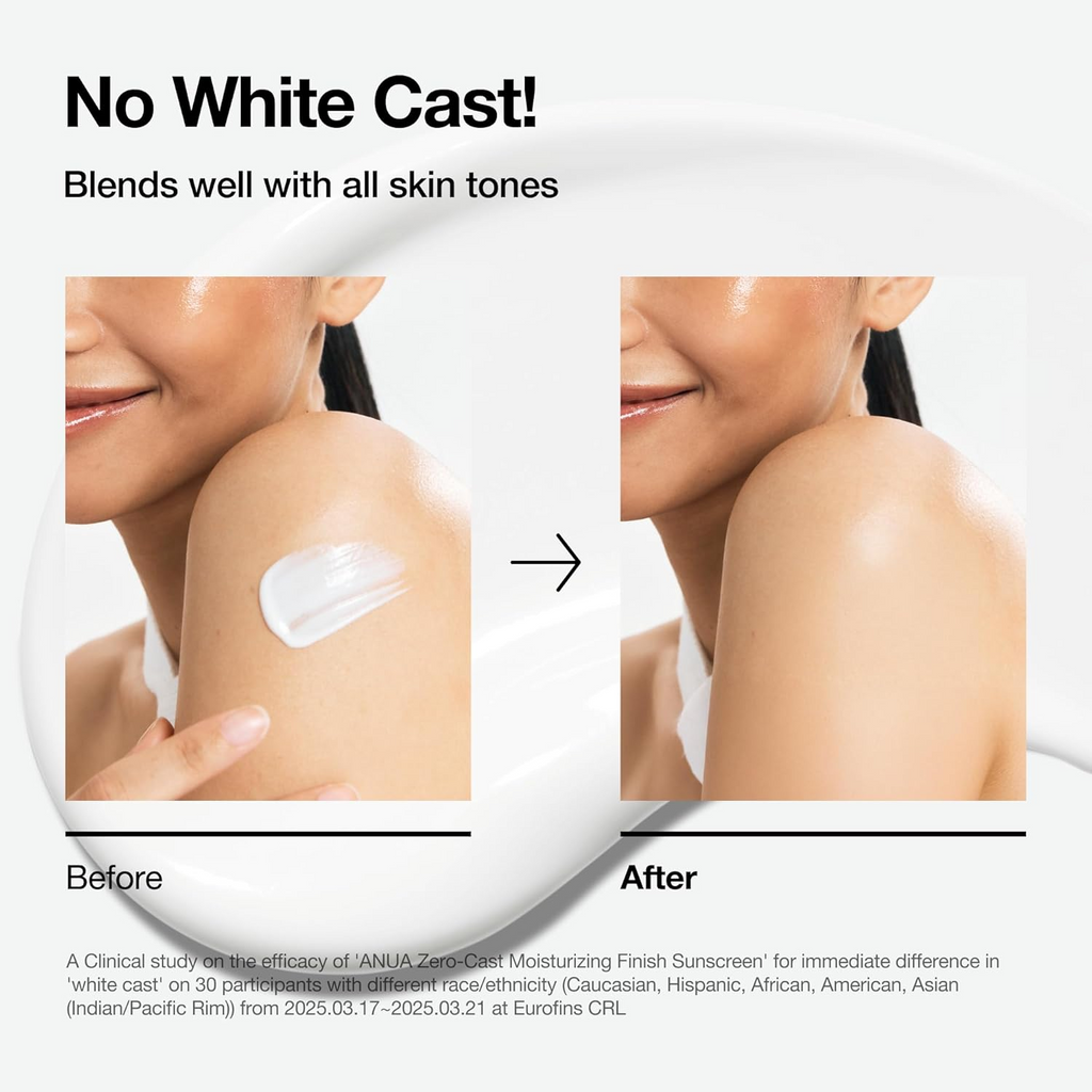 Buy Anua Zero-Cast Moisturizing Finish Sunscreen 50mL