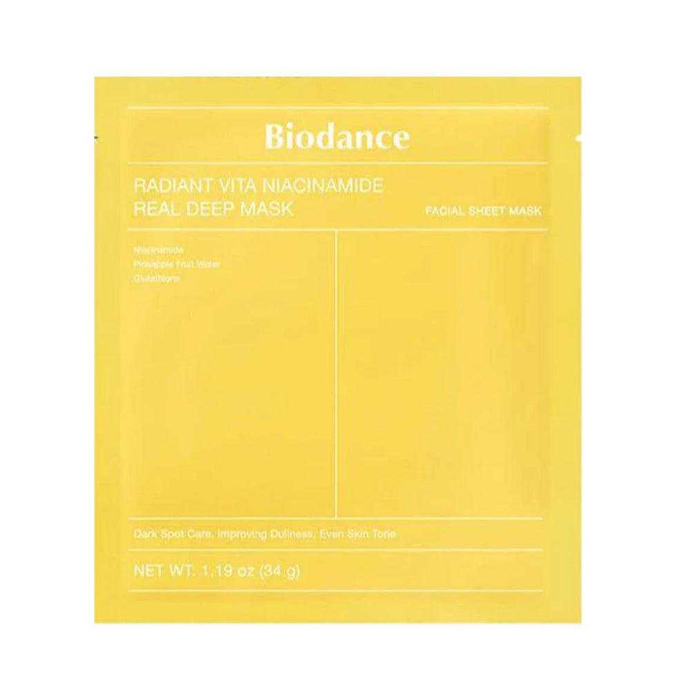 BIODANCE Radiant Vita Niacinamide Real Deep Mask (1 sheet)