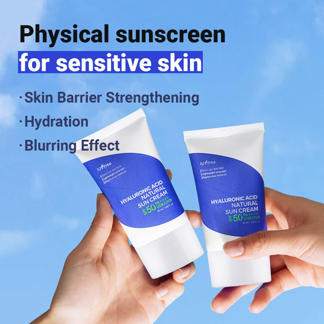 IsNtree Hyaluronic Acid Natural Suncream SPF50 PA++++ 50mL