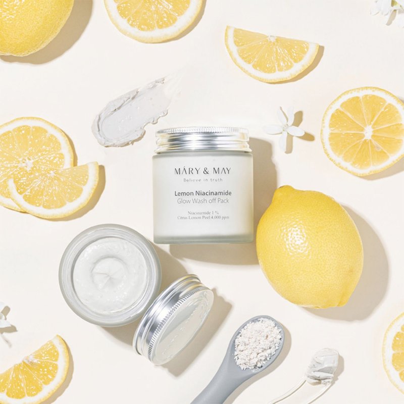 Mary & May Lemon Niacinamide Glow Wash off Pack 125g