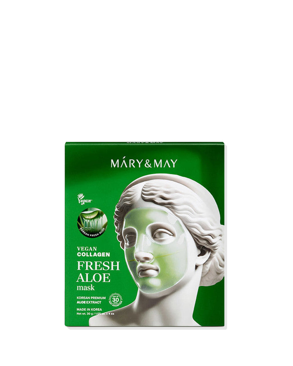 Mary & May Vegan Collagen Fresh Aloe Mask 30g