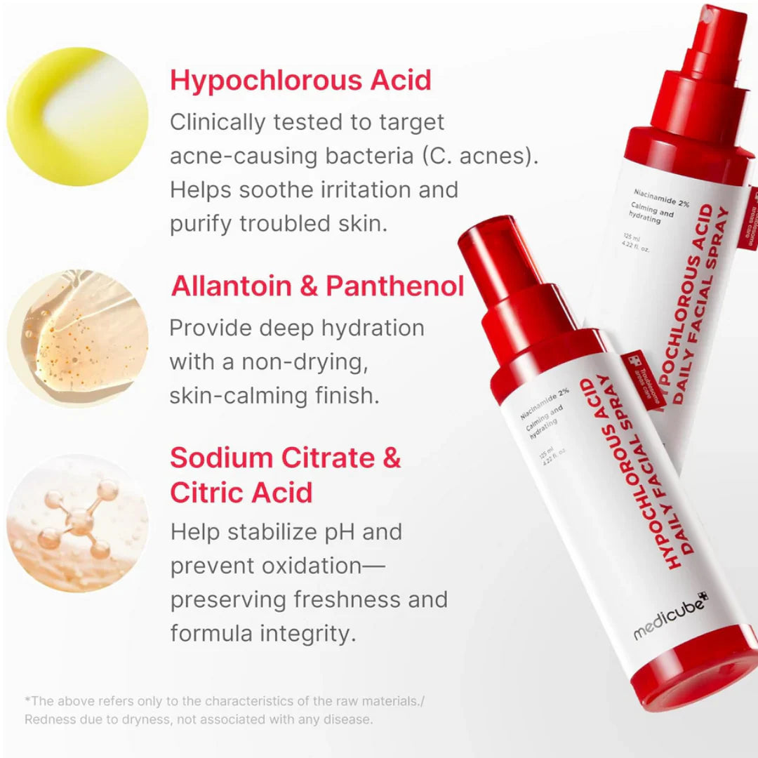 Medicube Hypochlorous Acid daily facial spray 125 mL