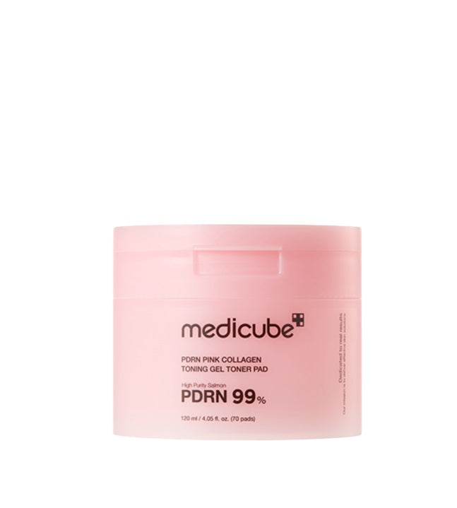 medicube PDRN Pink Collagen Toning Gel Toner Pads 70 Pads